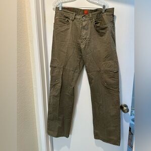 Hugo Boss Men's Green Khaki Cargo Pants Size 34/32